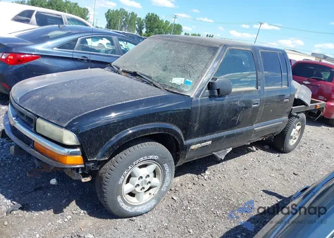 2004 Chevrolet S-10 Ls из США, поврежденный, VIN 1GCDT13X54K151224